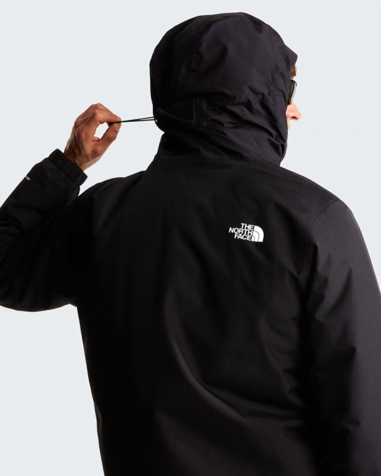 Giacca Imbottita Tecnica The North Face QUEST Synthetic Insulated cappuccio uomo TREKKING Escursionismo Nero - The North Face QUEST Synthetic Insulated Hooded Technical Jacket Men's Trekking Hiking Black - Veste technique à capuche isolée synthétique The North Face QUEST pour homme, idéale pour la randonnée et le trekking (noire). - The North Face QUEST Synthetisch isolierte Funktionsjacke mit Kapuze, Herren, Trekking, Wandern, Schwarz