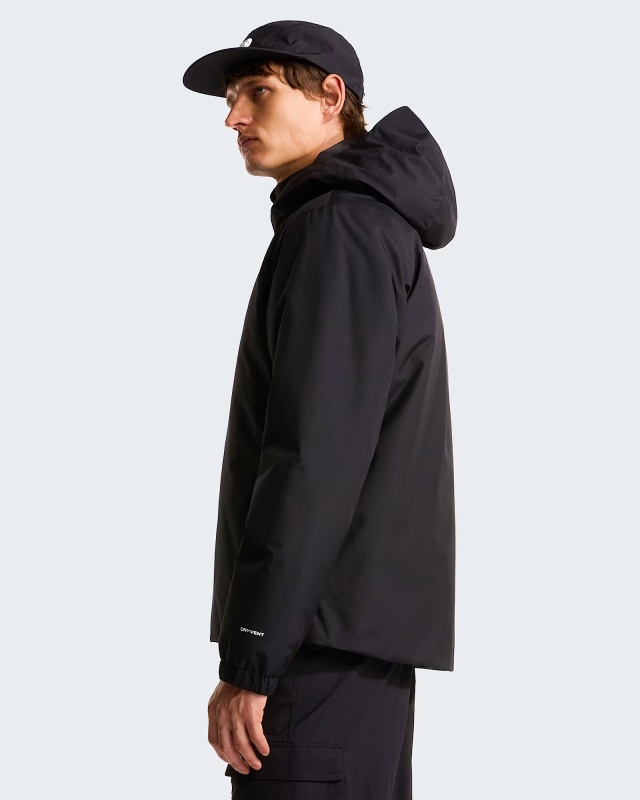 Giacca Imbottita Tecnica The North Face QUEST Synthetic Insulated cappuccio uomo TREKKING Escursionismo Nero - The North Face QUEST Synthetic Insulated Hooded Technical Jacket Men's Trekking Hiking Black - Veste technique à capuche isolée synthétique The North Face QUEST pour homme, idéale pour la randonnée et le trekking (noire). - The North Face QUEST Synthetisch isolierte Funktionsjacke mit Kapuze, Herren, Trekking, Wandern, Schwarz