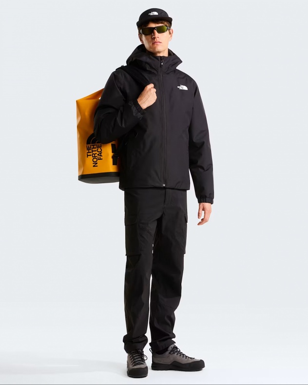 Giacca Imbottita Tecnica The North Face QUEST Synthetic Insulated cappuccio uomo TREKKING Escursionismo Nero - The North Face QUEST Synthetic Insulated Hooded Technical Jacket Men's Trekking Hiking Black - Veste technique à capuche isolée synthétique The North Face QUEST pour homme, idéale pour la randonnée et le trekking (noire). - The North Face QUEST Synthetisch isolierte Funktionsjacke mit Kapuze, Herren, Trekking, Wandern, Schwarz