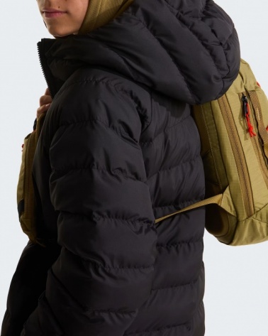 Piumino Giacca Giubbotto reversibile Perrito Cappuccio da Bambino Ragazzo Nero - Perrito Reversible Hooded Down Jacket for Boys and Girls Black - Doudoune réversible à capuche Perrito pour garçons et filles, noire - Perrito Wende-Daunenjacke mit Kapuze für Jungen und Mädchen, Schwarz