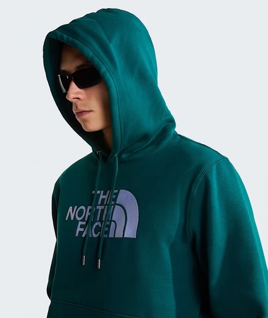 Felpa Cappuccio pullover The North Face  M LIGHT DREW PEAK PULLOVER Cotone FELPATO Pacific Teal - The North Face M LIGHT DREW PEAK PULLOVER Cotton Fleece Hoodie Pacific Teal - Pull à capuche The North Face M LIGHT DREW PEAK en molleton de coton, couleur bleu sarcelle pacifique - The North Face M LIGHT DREW PEAK Pullover-Hoodie aus Baumwollfleece, Pazifik-Türkis