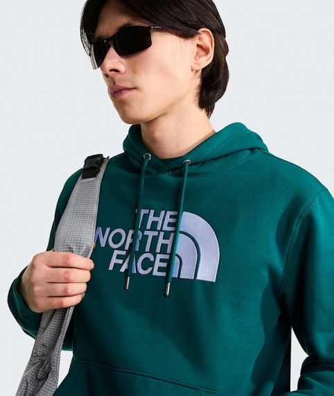 Felpa Cappuccio pullover The North Face  M LIGHT DREW PEAK PULLOVER Cotone FELPATO Pacific Teal - The North Face M LIGHT DREW PEAK PULLOVER Cotton Fleece Hoodie Pacific Teal - Pull à capuche The North Face M LIGHT DREW PEAK en molleton de coton, couleur bleu sarcelle pacifique - The North Face M LIGHT DREW PEAK Pullover-Hoodie aus Baumwollfleece, Pazifik-Türkis
