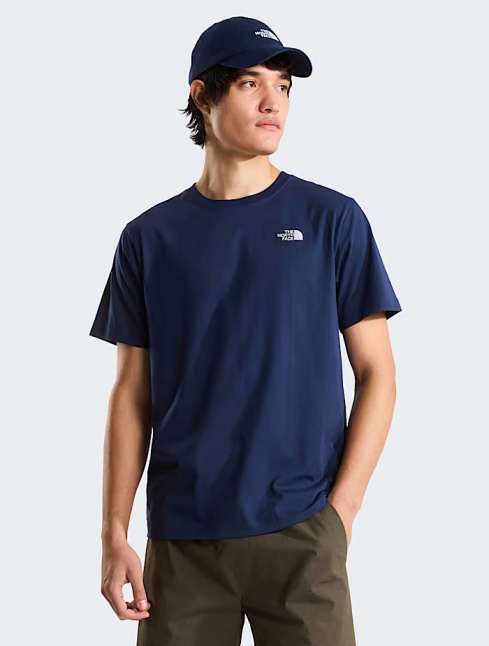 T-shirt tempo libero The North Face S/S M Evolution Simple Dome Cotone maniche corte Uomo SUMMIT NAVY - Leisure T-Shirt The North Face S/SM Evolution Simple Dome Cotton Short Sleeve Men\'s SUMMIT NAVY - T-shirt de loisirs The North Face S/SM Evolution Simple Dome en coton à manches courtes pour homme, SUMMIT NAVY - Freizeit-T-Shirt The North Face S/SM Evolution Simple Dome Baumwolle Kurzarm Herren SUMMIT NAVY