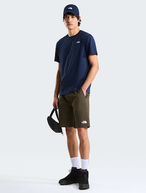 T-shirt tempo libero The North Face S/S M Evolution Simple Dome Cotone maniche corte Uomo SUMMIT NAVY - Leisure T-Shirt The North Face S/SM Evolution Simple Dome Cotton Short Sleeve Men\'s SUMMIT NAVY - T-shirt de loisirs The North Face S/SM Evolution Simple Dome en coton à manches courtes pour homme, SUMMIT NAVY - Freizeit-T-Shirt The North Face S/SM Evolution Simple Dome Baumwolle Kurzarm Herren SUMMIT NAVY