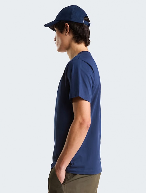 T-shirt tempo libero The North Face S/S M Evolution Simple Dome Cotone maniche corte Uomo SUMMIT NAVY - Leisure T-Shirt The North Face S/SM Evolution Simple Dome Cotton Short Sleeve Men\'s SUMMIT NAVY - T-shirt de loisirs The North Face S/SM Evolution Simple Dome en coton à manches courtes pour homme, SUMMIT NAVY - Freizeit-T-Shirt The North Face S/SM Evolution Simple Dome Baumwolle Kurzarm Herren SUMMIT NAVY