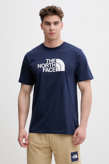 Maglia Maglietta T-Shirt The North Face EVOLUTION HALF DOME REGULAR SHORT Cotone Jersey Maniche corte girocollo uomo Blue - The North Face EVOLUTION HALF DOME REGULAR SHORT T-Shirt Cotton Jersey Short Sleeve Crew Neck Men\'s Blue - T-shirt court à manches courtes et col rond The North Face EVOLUTION HALF DOME REGULAR, en jersey de coton, bleu, pour homme. - The North Face EVOLUTION HALF DOME REGULAR SHORT T-Shirt, Baumwolljersey, Kurzarm, Rundhalsausschnitt, Herren, Blau