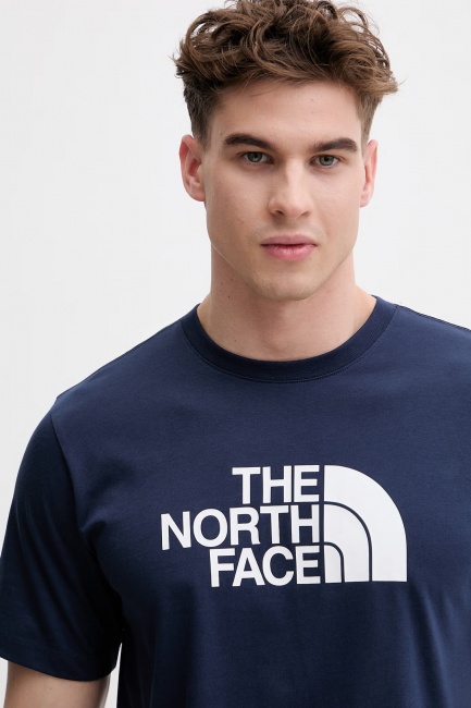 Maglia Maglietta T-Shirt The North Face EVOLUTION HALF DOME REGULAR SHORT Cotone Jersey Maniche corte girocollo uomo Blue - The North Face EVOLUTION HALF DOME REGULAR SHORT T-Shirt Cotton Jersey Short Sleeve Crew Neck Men\'s Blue - T-shirt court à manches courtes et col rond The North Face EVOLUTION HALF DOME REGULAR, en jersey de coton, bleu, pour homme. - The North Face EVOLUTION HALF DOME REGULAR SHORT T-Shirt, Baumwolljersey, Kurzarm, Rundhalsausschnitt, Herren, Blau