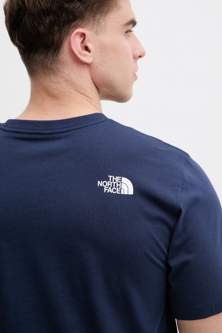 Maglia Maglietta T-Shirt The North Face EVOLUTION HALF DOME REGULAR SHORT Cotone Jersey Maniche corte girocollo uomo Blue - The North Face EVOLUTION HALF DOME REGULAR SHORT T-Shirt Cotton Jersey Short Sleeve Crew Neck Men\'s Blue - T-shirt court à manches courtes et col rond The North Face EVOLUTION HALF DOME REGULAR, en jersey de coton, bleu, pour homme. - The North Face EVOLUTION HALF DOME REGULAR SHORT T-Shirt, Baumwolljersey, Kurzarm, Rundhalsausschnitt, Herren, Blau