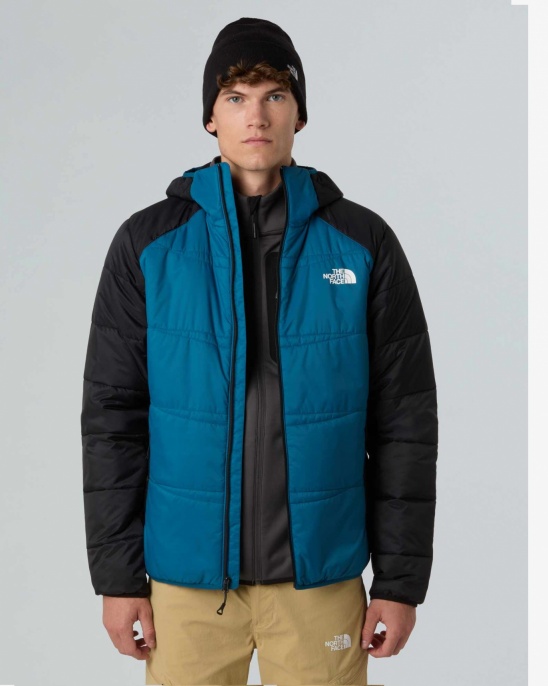 Giacca imbottita Sintetica The North Face Quest Synthetic cappuccio uomo TREKKING Blue Mineral - The North Face Quest Synthetic Padded Jacket Men\'s Hooded TREKKING Blue Mineral - Veste matelassée synthétique à capuche pour homme The North Face Quest TREKKING Bleu minéral - The North Face Quest Synthetik-Wattierungsjacke Herren mit Kapuze TREKKING Blue Mineral