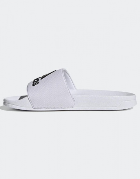 Ciabatte Gomma doccia mare piscina Adidas ADILETTE SHOWER BIG LOGO UNISEX Bianco - Rubber slippers sea shower swimming pool Adidas ADILETTE SHOWER BIG LOGO UNISEX White - Chaussons en caoutchouc douche de mer piscine Adidas ADILETTE SHOWER BIG LOGO UNISEX Blanc - Gummipantoffeln Meeresdusche Schwimmbad Adidas ADILETTE SHOWER BIG LOGO UNISEX Weiß