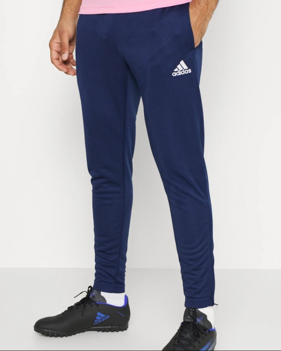 Pantaloni Tuta Adidas da allenamento Entrada 22 con tasche Uomo poliestere Blue - Adidas Entrada 22 training suit pants with pockets Blue polyester Man - Adidas Entrada 22 pantalon de survêtement avec poches Bleu polyester Homme - Adidas Entrada 22 Trainingshose mit Taschen, blauer Polyester-Mann