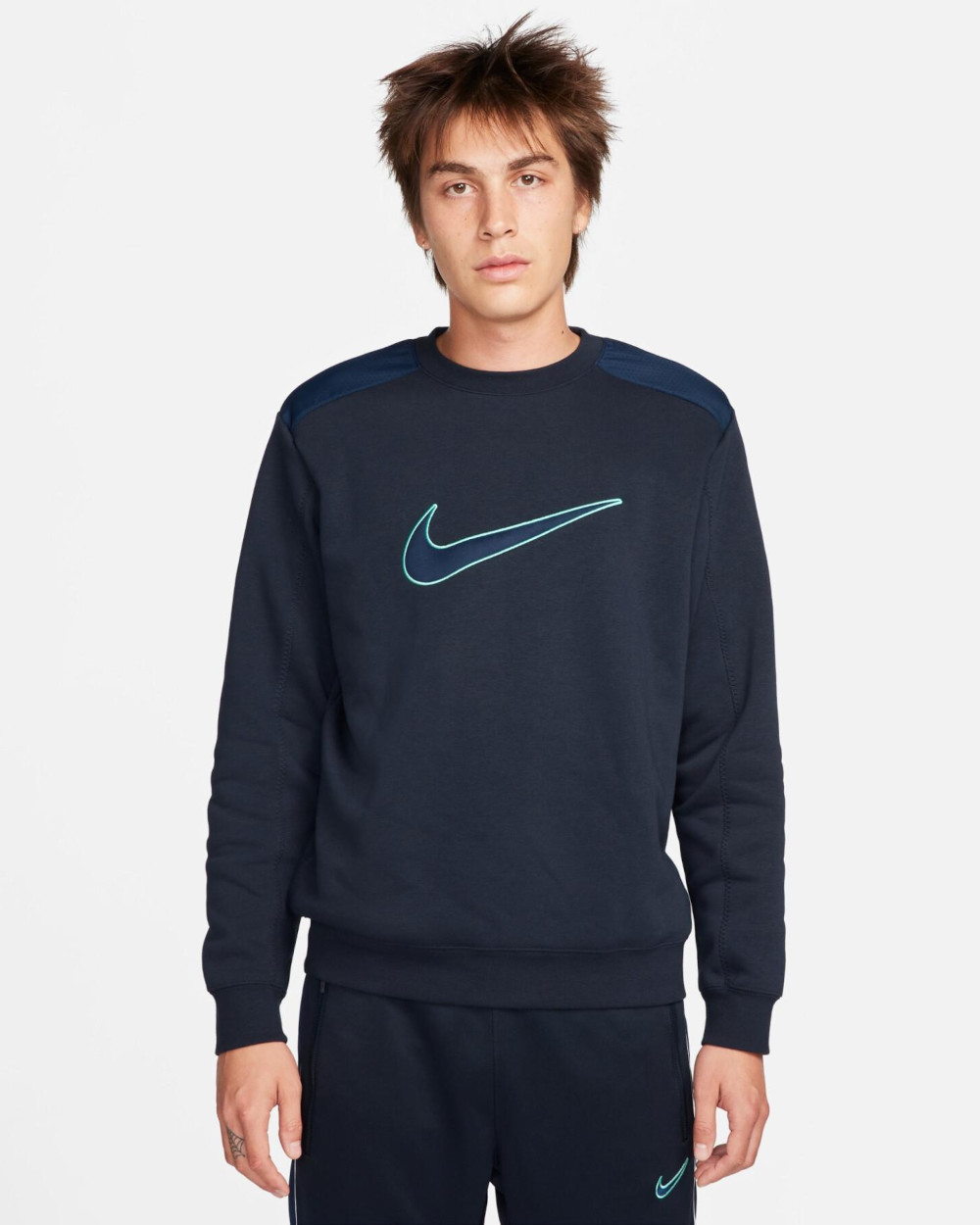 Nike hotsell blue sweater