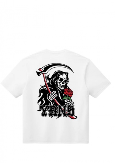 maglia maglietta T-shirt Vans So Long Reaper SS Tee Girocollo Uomo Cotone Bianco - leisure T-Shirt Vans So Long Reaper SS Tee Crew Neck Mens Cotton White - T-shirt de loisirs Vans So Long Reaper SS Tee Crew Neck Homme Coton Blanc - Freizeit-T-Shirt Vans So Long Reaper SS Tee Rundhals Herren Baumwolle Weiß