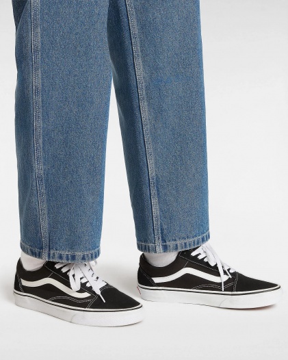 Scarpe Sneakers Unisex Vans Color Theory Old Skool Nero Streetwear Lifestyle - Imagen 8 de 24