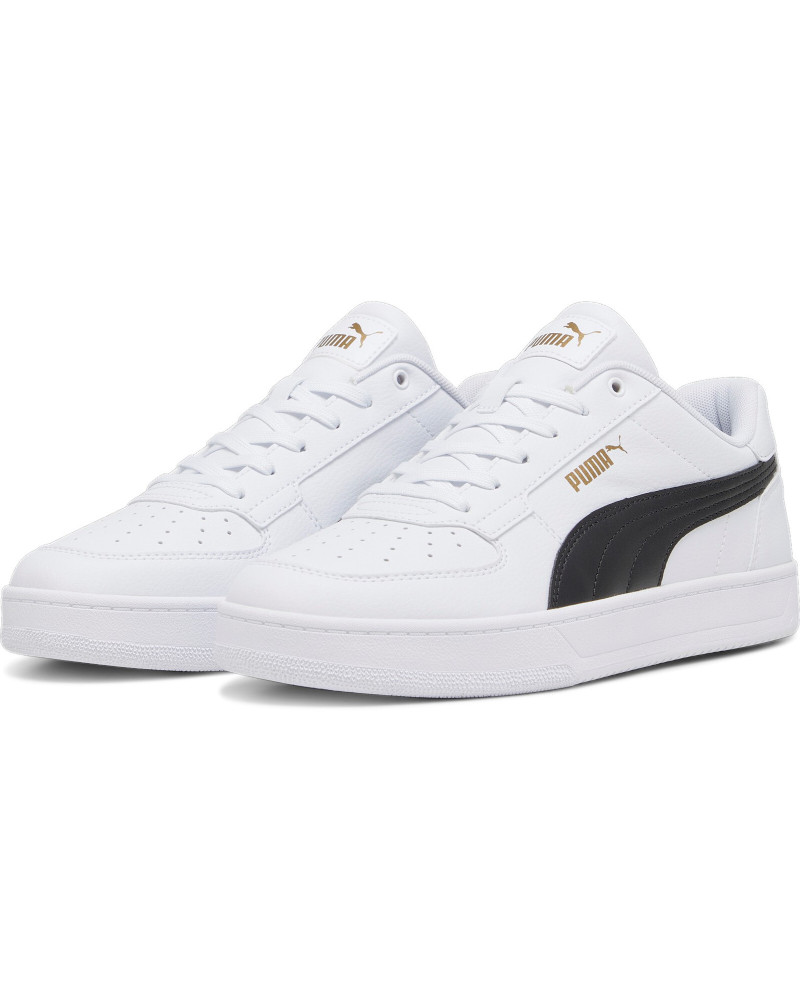 Scarpe Sneakers UOMO Puma Caven 2.0 Bianco Nero Court Sportswear - Zdjęcie 8 z 18