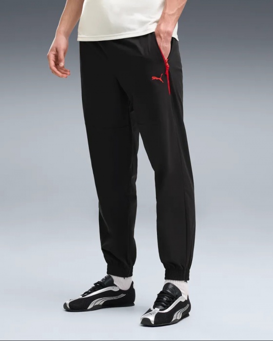 Pantaloni Tuta AC MILAN PUMA PUMATECH Woven Uomo Nero 2026 27 - AC MILAN PUMA PUMATECH Woven Men's Tracksuit Bottoms Black 2026 27 - Pantalon de survêtement tissé pour homme AC MILAN PUMA PUMATECH noir 2026 27 - AC MILAN PUMA PUMATECH Gewebte Herren-Trainingshose Schwarz 2026 27