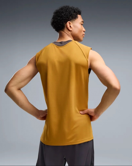 maglia Allenamento Smanicato canotta Puma Ac Milan uomo Gold 2026 27 - Puma AC Milan Men's Gold 2026 27 Sleeveless Training Jersey - Maillot d'entraînement sans manches Puma AC Milan homme or 2026-2027 - Puma AC Mailand Herren Gold 2026 27 Ärmelloses Trainingsjersey