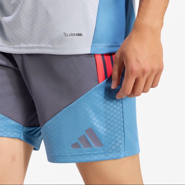 Pantaloncini allenamento Croazia HNS Adidas Uomo AEROREADY TIRO 26 Training Grigio Blue 2026 27 - Adidas Men\'s AEROREADY TIRO 26 Training Shorts Croatia HNS Grey Blue 2026 27 - Short d\'entraînement Adidas AEROREADY TIRO 26 pour homme, Croatie, HNS, gris et bleu, 2026/27 - Adidas Herren AEROREADY TIRO 26 Trainingsshorts Kroatien HNS Grau Blau 2026 27