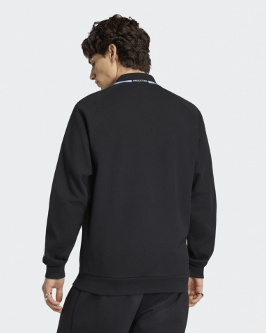 Giacca tuta Sportiva Argentina Adidas ORIGINALS TREFOIL Away Anthem  Cotone Mondiali 2026 Uomo nero - Sport suit jacket Adidas ORIGINALS TREFOIL Away Anthem Cotton World Cup 2026 Men\'s Black - Veste de costume Adidas ORIGINALS TREFOIL Extérieur Anthem Coton Coupe du Monde 2026 Homme Noir - Adidas ORIGINALS TREFOIL Auswärtstrikot, Baumwolljacke, WM 2026, Herren, Schwarz