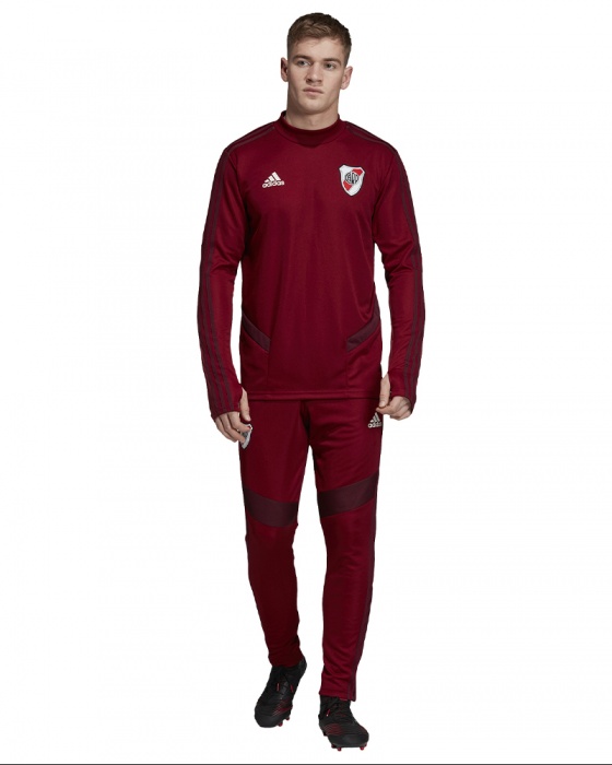 burgundy adidas tracksuit mens