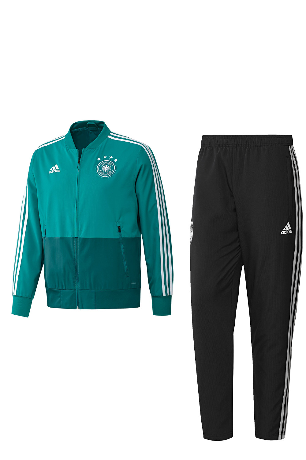 tuta verde adidas