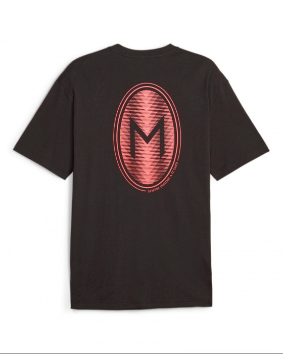 Maglia Maglietta T-shirt tempo libero AC MILAN Puma Ftbl Culture V-Neck Cotone Uomo 2023 24 Nero - Leisure T-shirt AC MILAN Puma Ftbl Culture V-Neck Cotton Man 2023 24 Black - T-shirt Loisir AC MILAN Puma Ftbl Culture Col V Coton Homme 2023 24 Noir - Freizeit-T-Shirt AC MILAN Puma Ftbl Culture V-Neck Cotton Man 2023 24 Schwarz