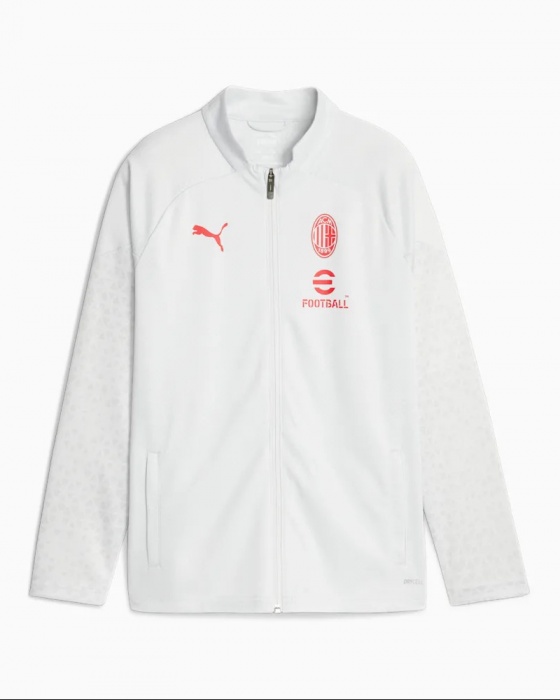 Giacca Tuta AC Milan Puma Training For All Time RAGAZZO 2023 24 tasche con zip Grigio - Tracksuit jacket AC Milan Puma Training For All Time KIDS 2023 24 pockets with zip Grey - Veste de survêtement AC Milan Puma Training For All Time KIDS 2023 24 poches avec zip Gris - Trainingsjacke AC Milan Puma Training For All Time KIDS 2023 24 Taschen mit Reißverschluss Grau
