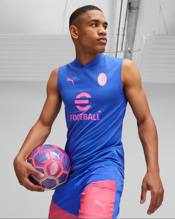 Milan maglia blu shop