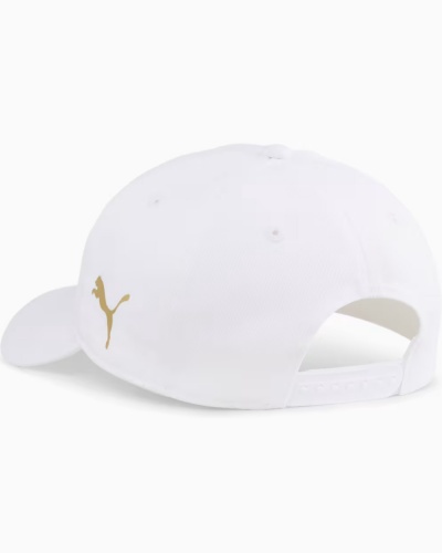 Ac Milan Puma Cappello Berretto Hat Unisex Bianco Oro Team