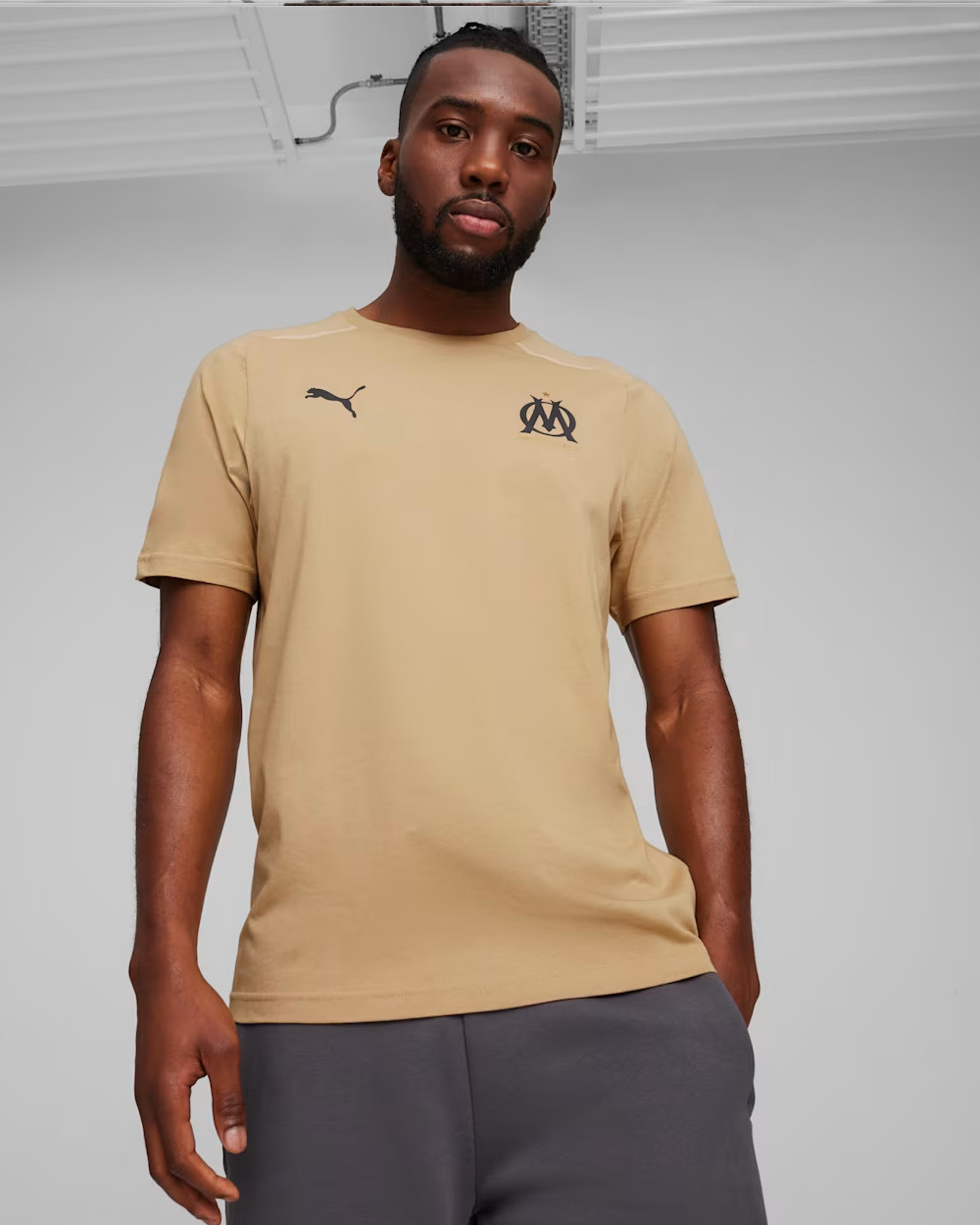 Olympique Marsiglia Puma T-shirt maglia maglietta Cotone Casuals Crew 2024 - Imagen 9 de 12