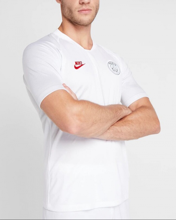 PSG Nike Maglia Allenamento Training Shirt Bianco 2019 20 Breathe Strike  Top | eBay