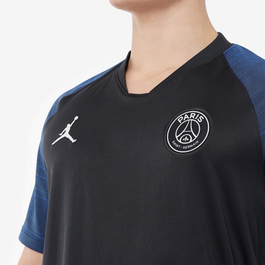 Psg Nike Jordan Jersey Entreinment Top Strike Brt Mens Black 2020