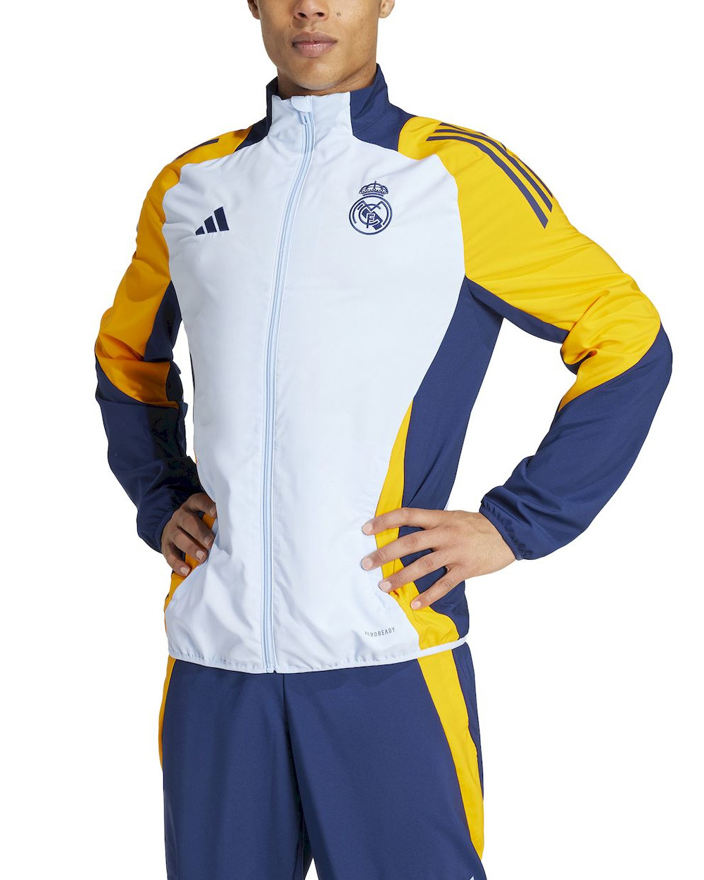 Real Madrid Adidas Jacke Anzug Repräsentation 2023 Presentation Blau - Bild 10 von 13
