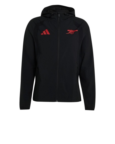 Giacca anti Vento pioggia ARSENAL AFC Tiro Travel Windbreaker Adidas 2026 27 Uomo nero - Rain Jacket  ARSENAL AFC Adidas 2026 27 Tiro Travel Windbreaker Black Mens - Veste imperméable ARSENAL AFC Adidas Tiro Travel 2026/27 Coupe-vent Noir Homme - Regenjacke ARSENAL AFC Adidas 2026 27 Tiro Reise-Windbreaker Schwarz Herren
