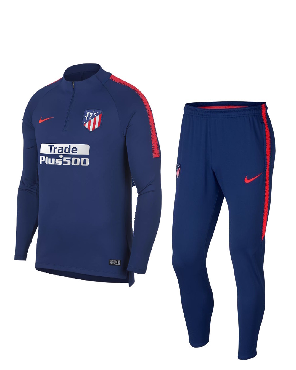 Atletico Madrid Nike Training Tracksuit 2018 19 Half Zip Navy 104 00 Picclick Uk