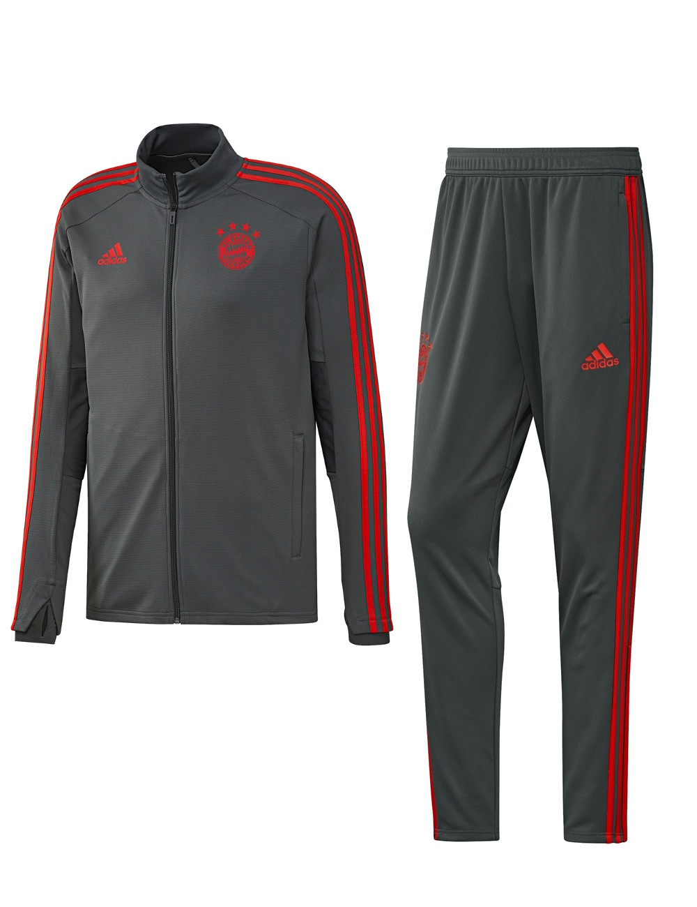 BAYERN MUNCHEN ADIDAS Training Trainingsanzug 2018 19 Grau BAYERN MUNCHEN ADIDAS Training Trainingsanzug 2018 19 Grau