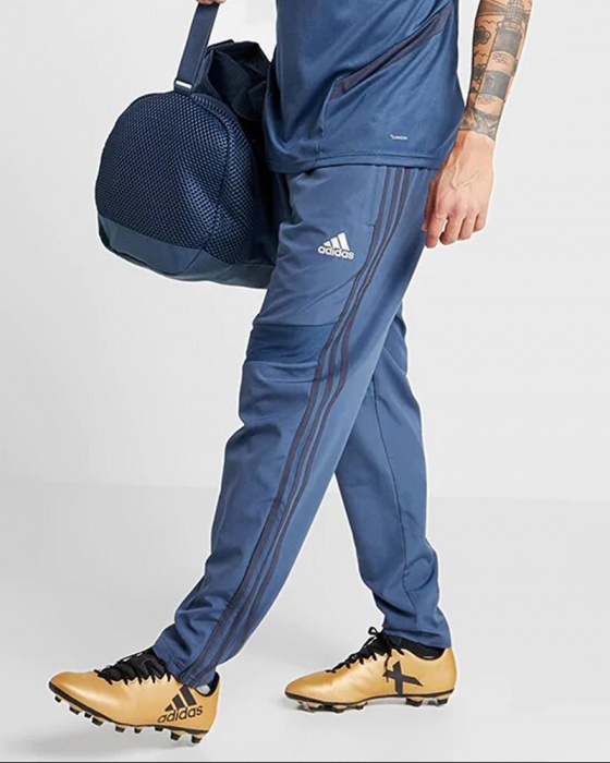 Bayern Monaco Adidas Pantaloni tuta Pants Woven Blu Uomo con TASCHE a ZIP |  eBay