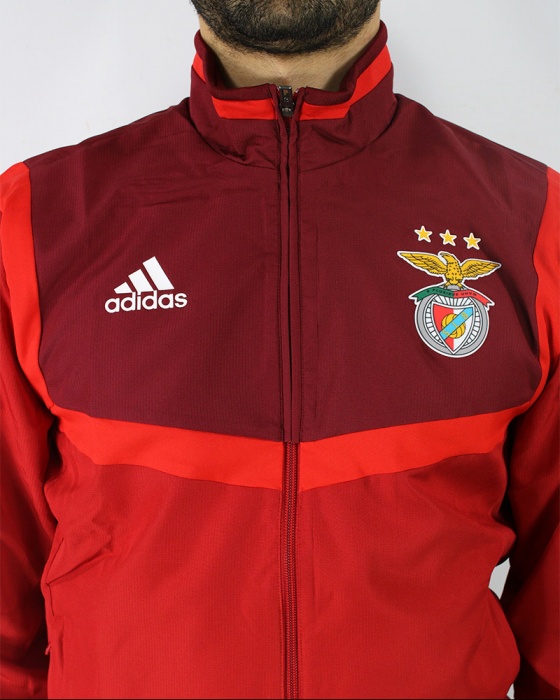 Benfica Adidas Presentation suit Jacket Jacke Jacket Rot Benfica Adidas Presentation suit Jacket Jacke Jacket Rot