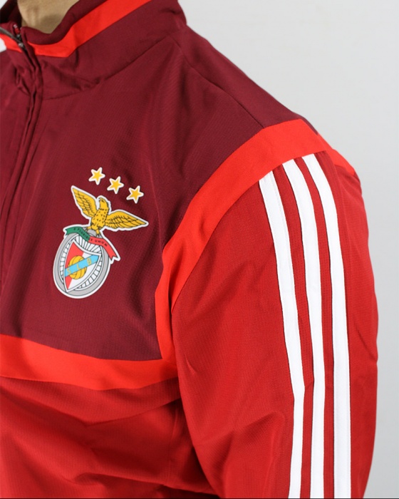 Benfica Adidas Presentation suit Jacket Jacke Jacket Rot Benfica Adidas Presentation suit Jacket Jacke Jacket Rot
