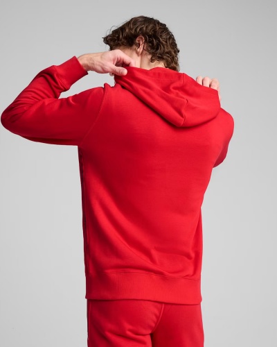 Ferrari Puma Giacca tuta Felpa Cappuccio hoodie Race UOMO Rosso