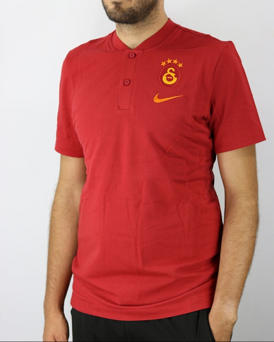 Galatasaray Nike Polo Maglia Modern Gsp Aut Uomo Rosso 2020 21 Cotone Ebay