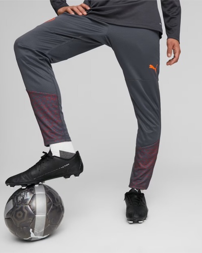 Pantaloni Tuta MANCHESTER CITY MCFC Puma Training con tasche a zip POLIESTERE Uomo 2024 Grigio - Suit Pants MANCHESTER CITY MCFC Puma Training with zip pockets POLYESTER Men 2024 Gray - Pantalon de Survetement MANCHESTER CITY MCFC Puma Training avec poches zippées POLYESTER Homme 2024 Gris - Anzughose MANCHESTER CITY MCFC Puma Training mit Reißverschlusstaschen POLYESTER Herren 2024 Grau