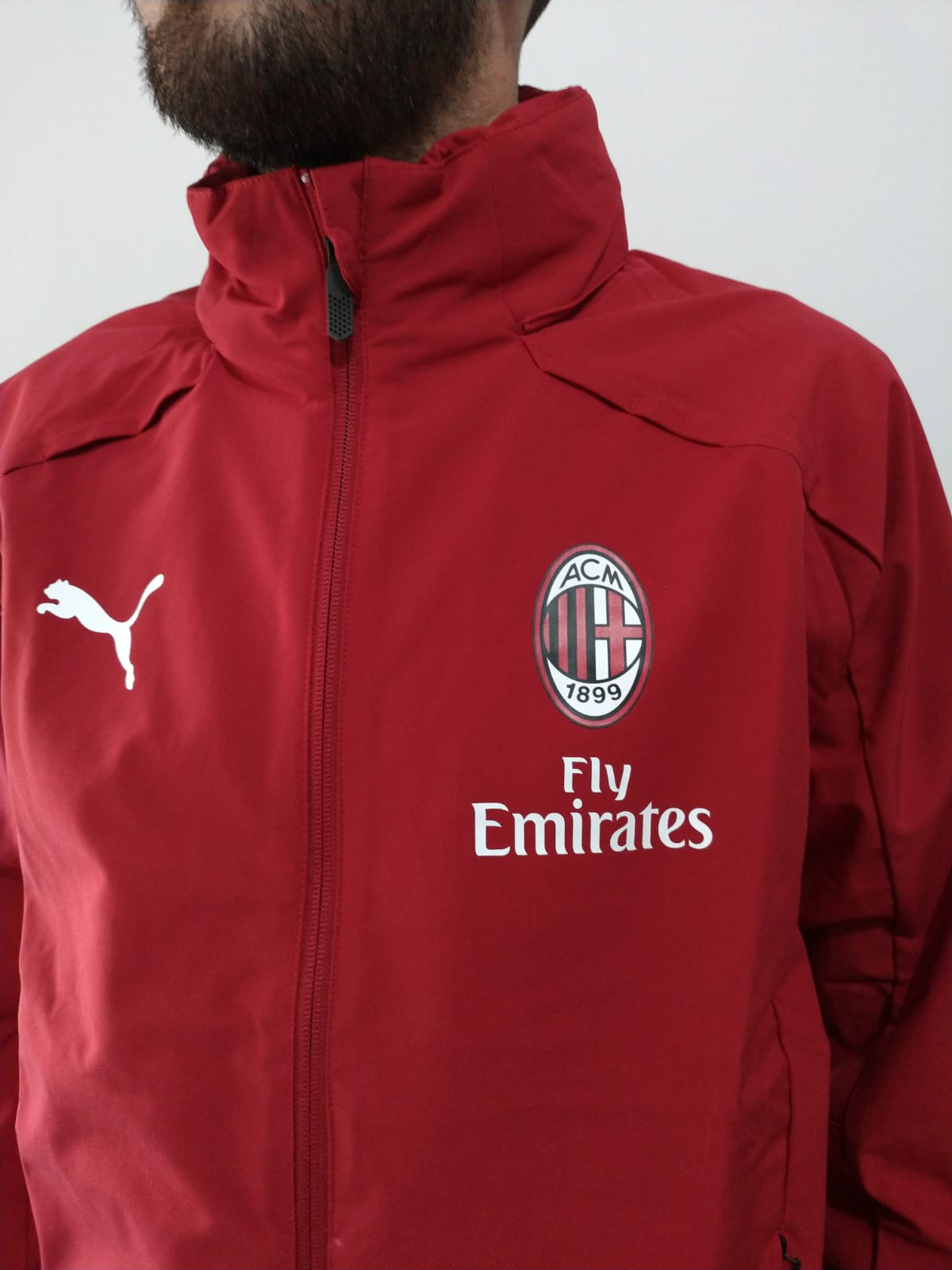 Ac Milan Puma Anorak Regen Abzugshaube Regen rot Regen Abzugshaube Top- 2018 19 24bc33 Ac Milan Puma Anorak Regen Abzugshaube Regen rot Regen Abzugshaube Top- 2018 19 24bc33