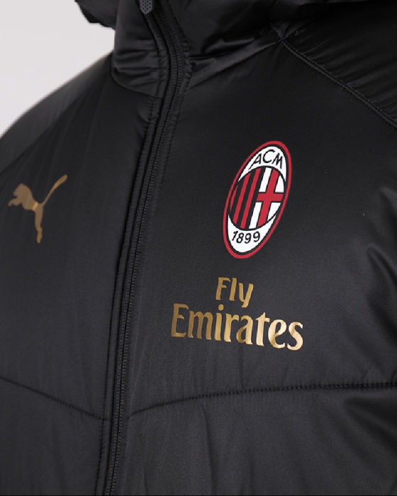 Ac Milan Puma Piumino Giubbotto Giaccone Long jacket 2018 19 versione Panchina