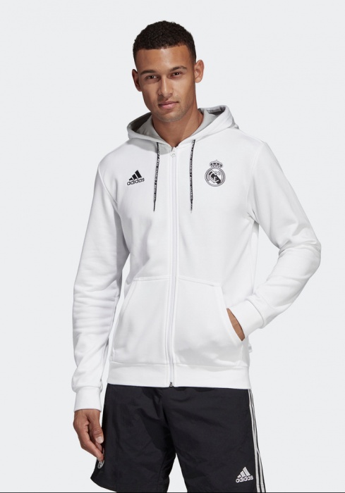 Details zu Real Madrid Adidas Jacke Sport Jacket Sweatshirt weiß Baumwolle Hoodie 3S FZ Details zu Real Madrid Adidas Jacke Sport Jacket Sweatshirt weiß Baumwolle Hoodie 3S FZ