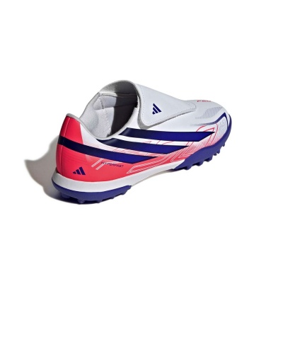 Scarpe Calcio Adidas F50 HYPERFAST Velcro Bambini Bianco - Football boots cleats Adidas F50 HYPERFAST Velcro Kids White - Chaussures de football Adidas F50 HYPERFAST Velcro pour enfants, blanches - Adidas F50 HYPERFAST Fußballschuhe mit Klettverschluss, weiß, für Kinder
