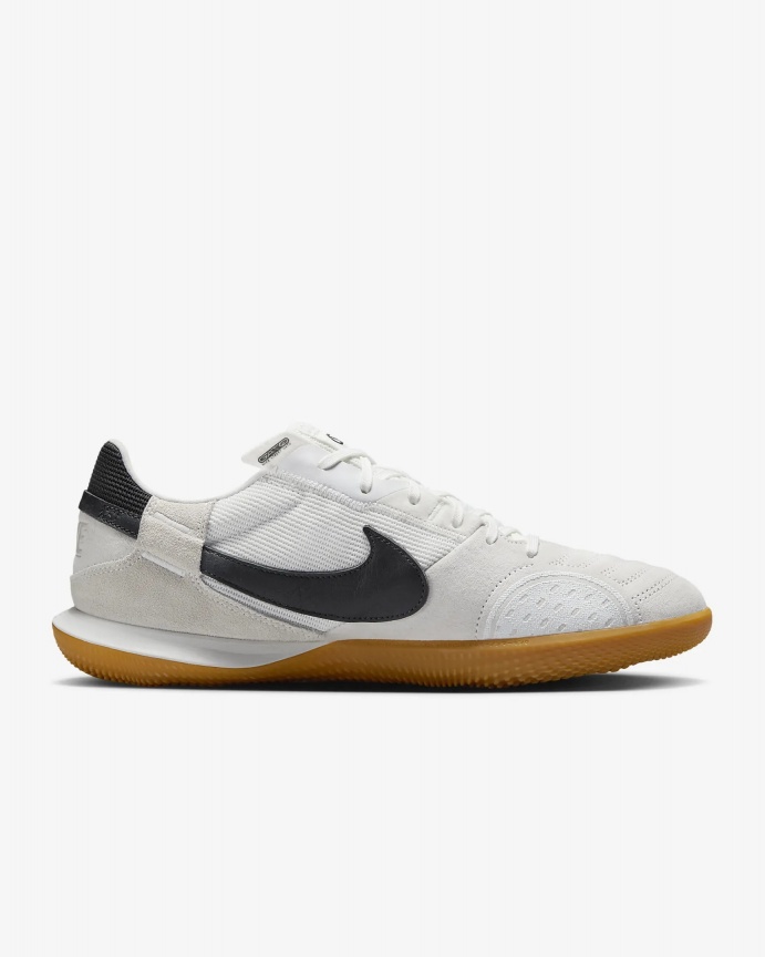 Scarpe Calcetto Nike Streetgato IC Futsal Indoor Sala Bianco Vera pelle - Football boots Nike Streetgato IC Futsal Indoor Sala White Genuine Leather - Chaussures de football Nike Streetgato IC Futsal Indoor Sala Blanc Cuir Véritable - Fußballschuhe Nike Streetgato IC Futsal Indoor Sala Weiß Echtes Leder