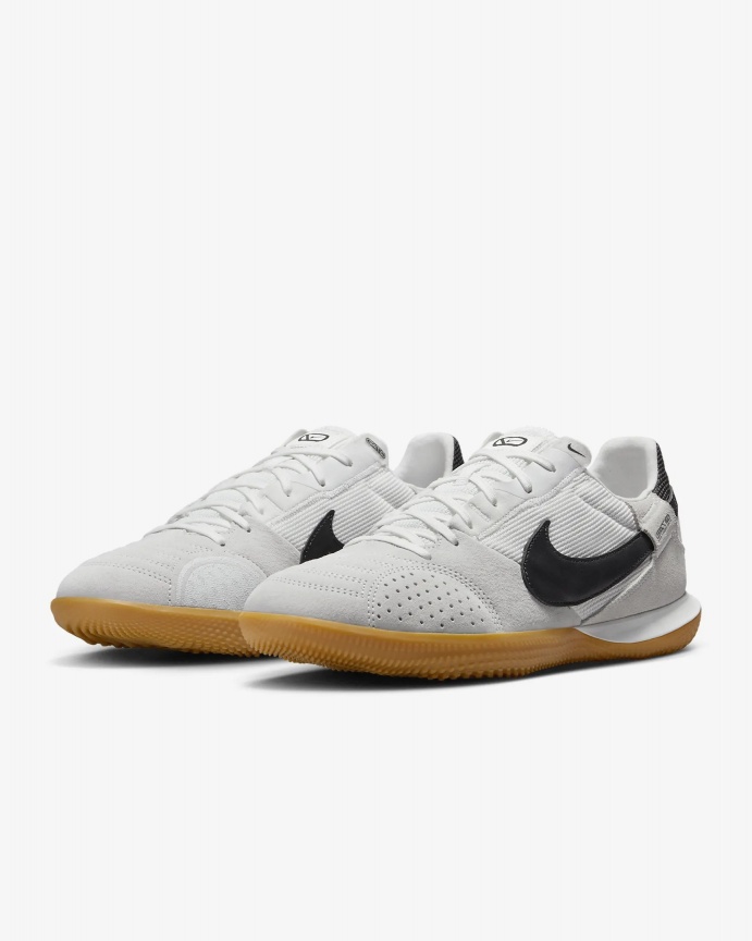 Scarpe Calcetto Nike Streetgato IC Futsal Indoor Sala Bianco Vera pelle - Football boots Nike Streetgato IC Futsal Indoor Sala White Genuine Leather - Chaussures de football Nike Streetgato IC Futsal Indoor Sala Blanc Cuir Véritable - Fußballschuhe Nike Streetgato IC Futsal Indoor Sala Weiß Echtes Leder