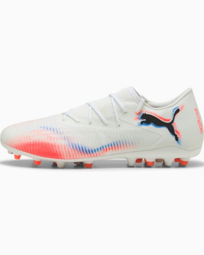 Scarpe Calcio Puma FUTURE 8 MATCH MG LOW Taglio Basso MultiGround Uomo Bianco - Puma FUTURE 8 MATCH MG LOW Men's Low-Cut MultiGround Football Boots White - Chaussures de football basses multi-terrains Puma FUTURE 8 MATCH MG LOW pour homme, blanches - Puma FUTURE 8 MATCH MG LOW Low-Cut MultiGround-Fußballschuhe für Herren, Weiß