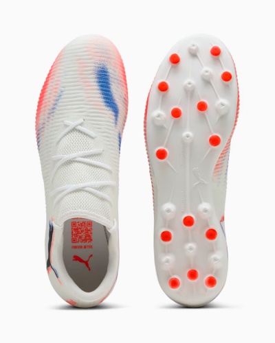 Scarpe Calcio Puma FUTURE 8 MATCH MG LOW Taglio Basso MultiGround Uomo Bianco - Puma FUTURE 8 MATCH MG LOW Men's Low-Cut MultiGround Football Boots White - Chaussures de football basses multi-terrains Puma FUTURE 8 MATCH MG LOW pour homme, blanches - Puma FUTURE 8 MATCH MG LOW Low-Cut MultiGround-Fußballschuhe für Herren, Weiß